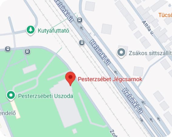 Pesterzsébet Jégcsarnok térkép